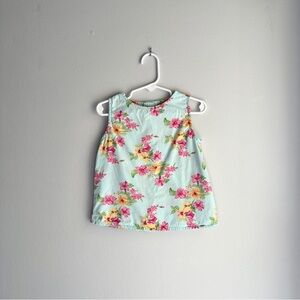 Y2K Gap Floral Kids Sleeveless Top